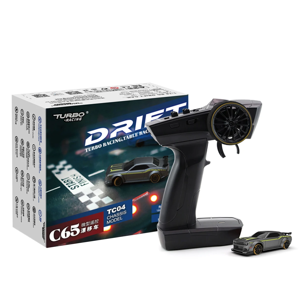 JIKEFUN C65 масштаб 1:76 радиоуправляемая машинка