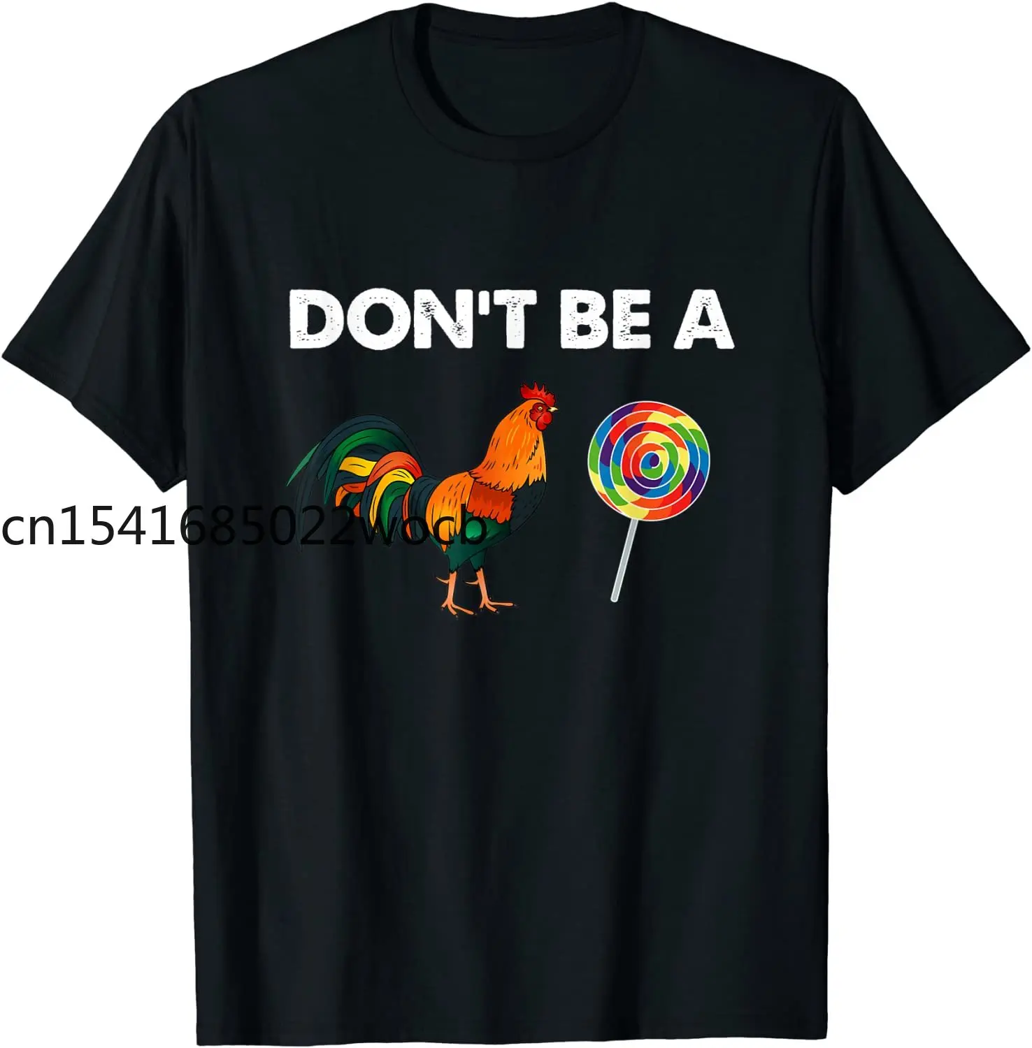 Футболка с надписью «Don't be a cock sucker»
