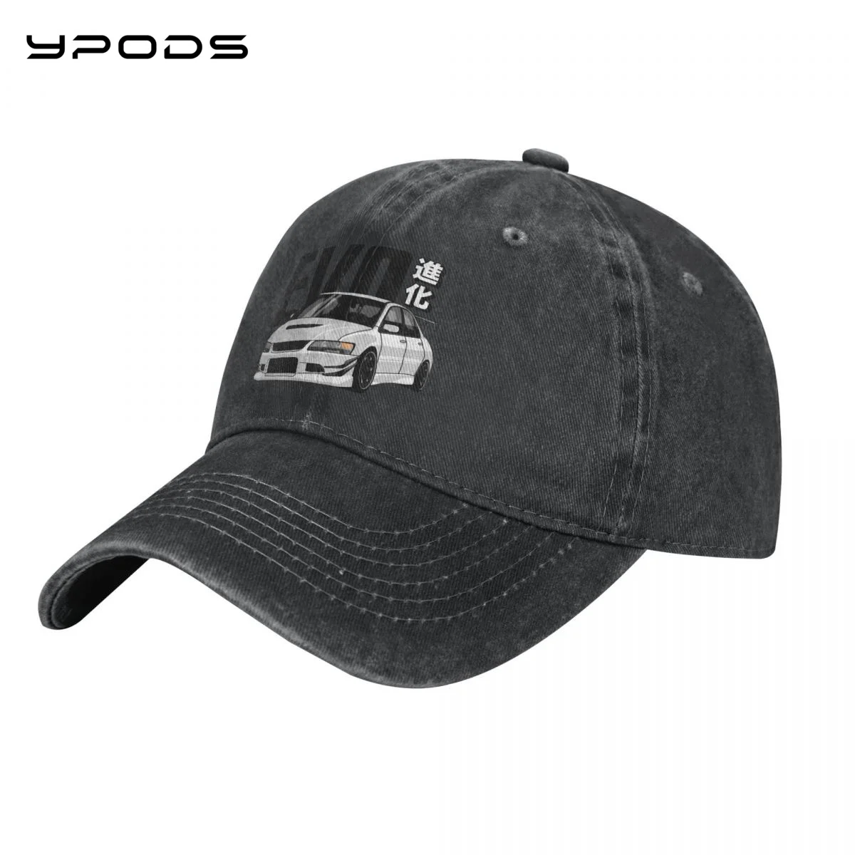 

Denim Baseball Cap Men Women Evo Car Evolution Lancer 4G63 IX VIII 8 9 Snapback Hat Summer Sports Hip Hop Cap Gorras