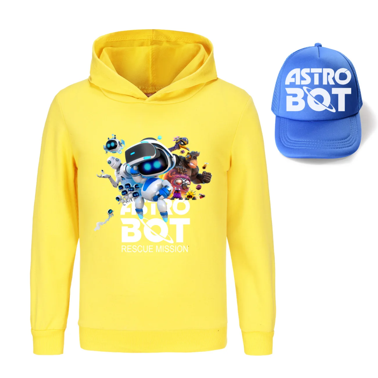 Толстовка с капюшоном Game Astro Bot детские толстовки героями мультфильмов Astrobot и