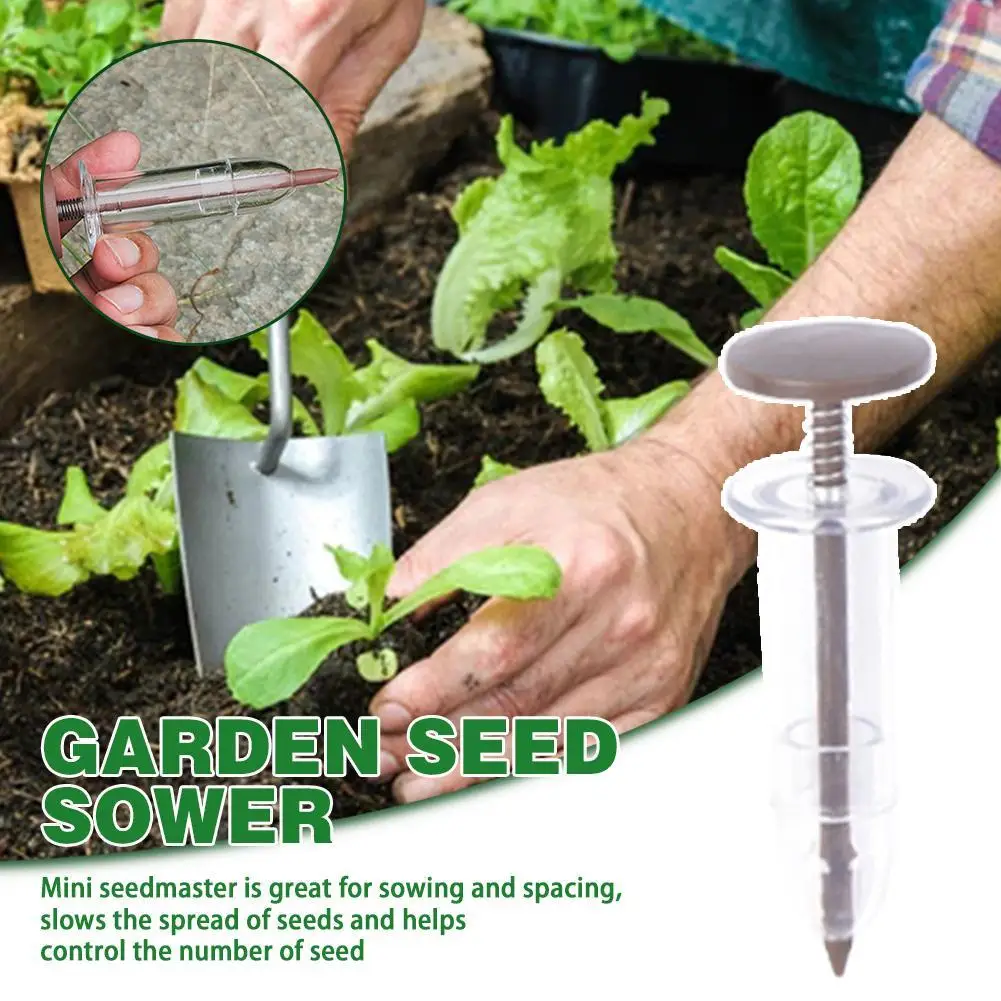 

Garden Seed Sower Planter Tool Seeder Mini Sowing Seed Dispenser Manual Seeding Tool Plant Flower Pot Gardening Tool