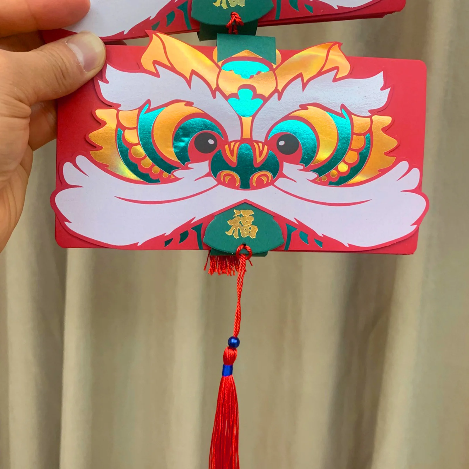 

Foldable Chinese Red Envelopes Lunar New Year Lucky Money Year Of The Tiger 2022 Lucky Money 6/10 Card Slot Foldable Chinese
