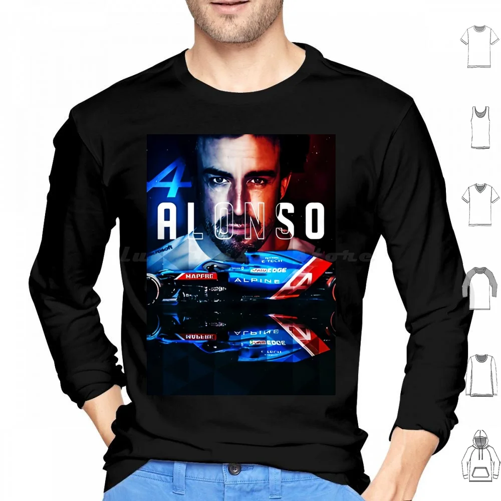 

(Предложение) Alonso-Испания #1 толстовка с капюшоном из хлопка с длинным рукавом Фернандо Алонсо Mclaren шлем испанские пилоты водительский шезлонг Бразилия