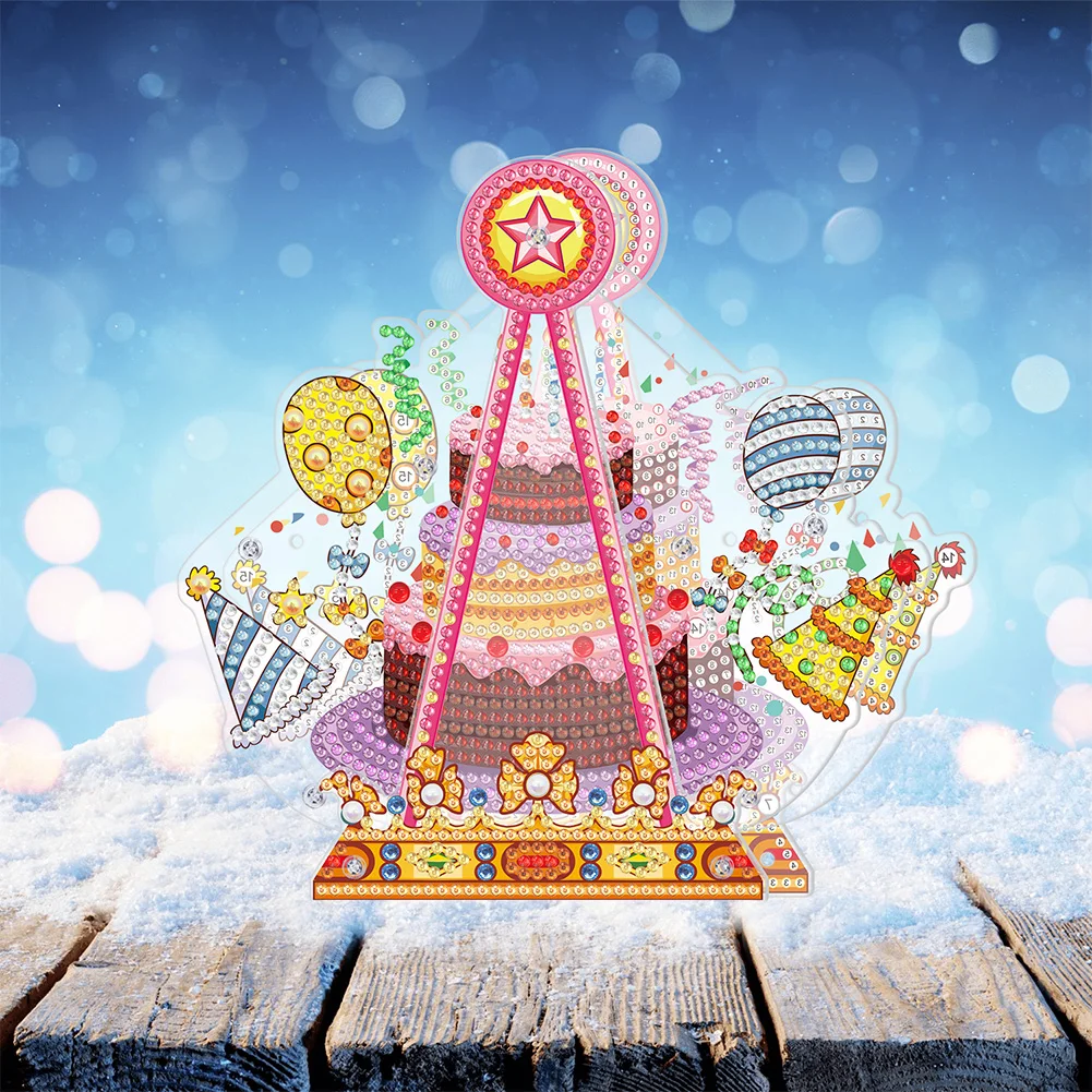

DIY Diamond Painting Pirate Ship Double Layer Special Shaped Drill DIY Model Craft Rhinestone Gift Home Decoration Crafts