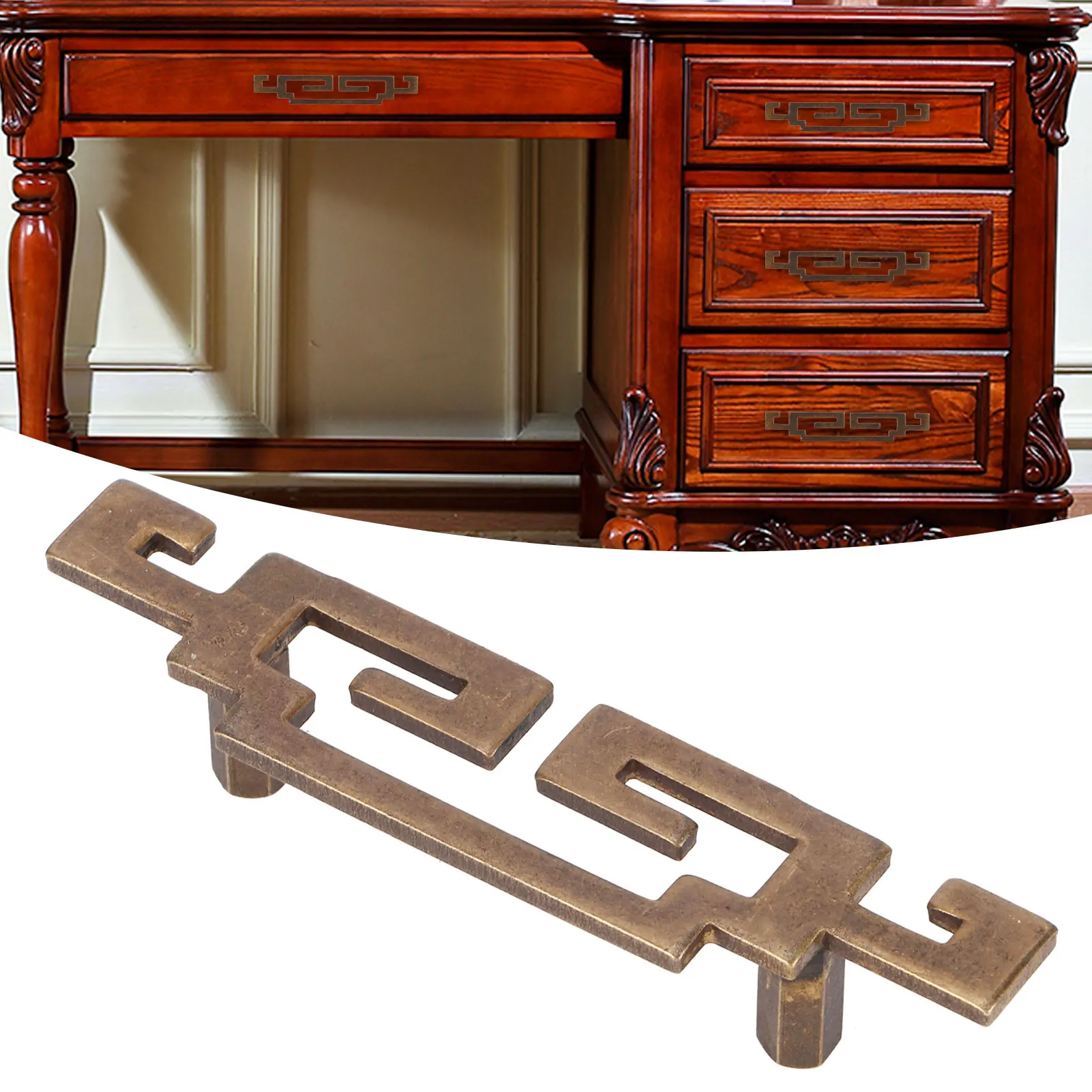 Чистка кабинета ручки античный ящик двери тянуть ручку китайский ретро стиль