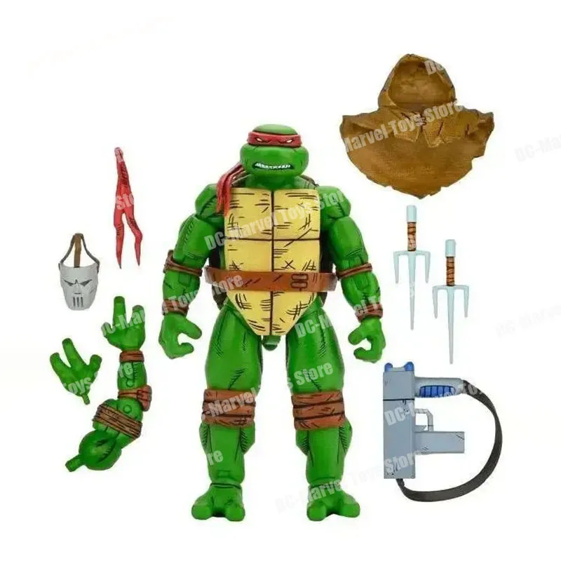 Новый Neca Tmnt Donatello Leonardo Рафаэль Микеланджело Фигурки Four Bros Комическая версия Аниме