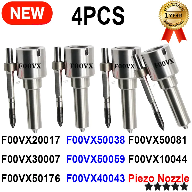 4 шт. пьезонасадки для BOSCH F00VX20017 F00VX50038 F00VX50081 F00VX30007 F00VX50059 F00VX10044 F00VX50176 F00VX40043