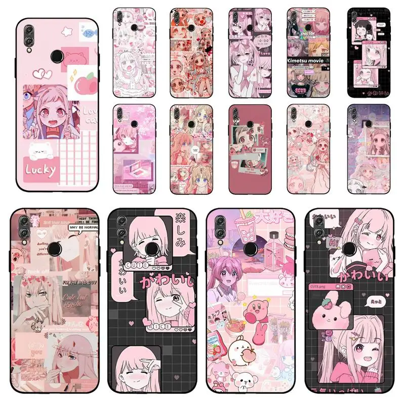 

YNDFCNB Cute Kawaii Japan Girls Phone Case for Huawei Honor 10 i 8X C 5A 20 9 10 30 lite pro Voew 10 20 V30