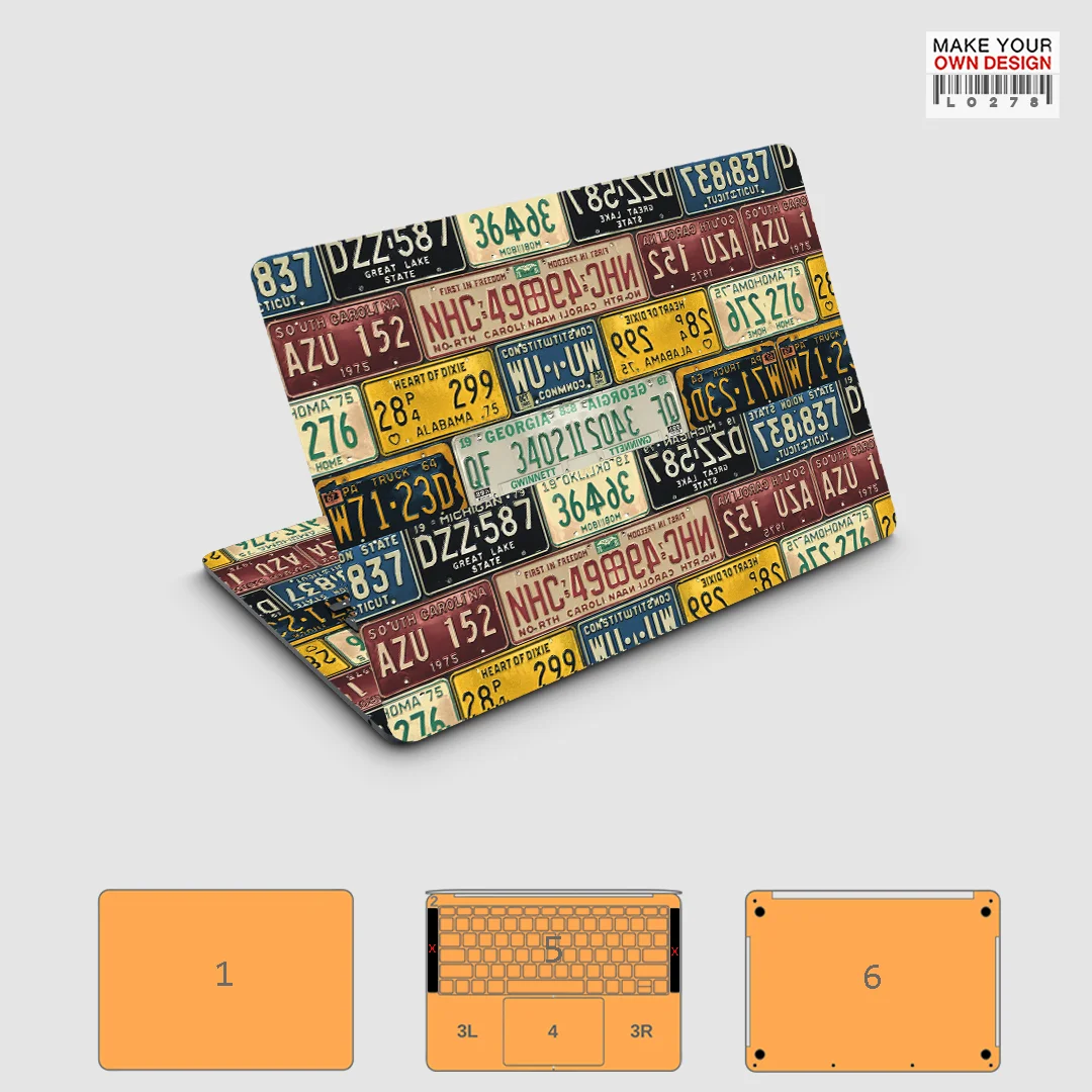 Фото Защитная виниловая наклейка OscarSkin Full Body Wrap для MacBook Pro & Air 13/14/15/16 (M1 M2 M3 M4) №4