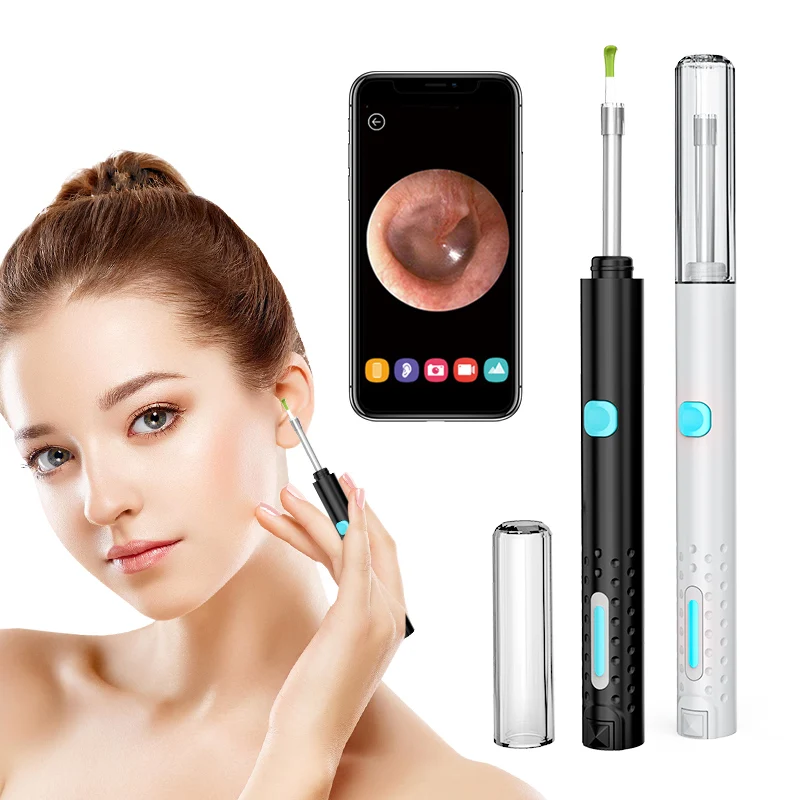 

Smart 5MP Ear Wax Removal Cleaning Otoscope Camera HD Y8 Endoscope 3.9mm Compatible With IOS Android