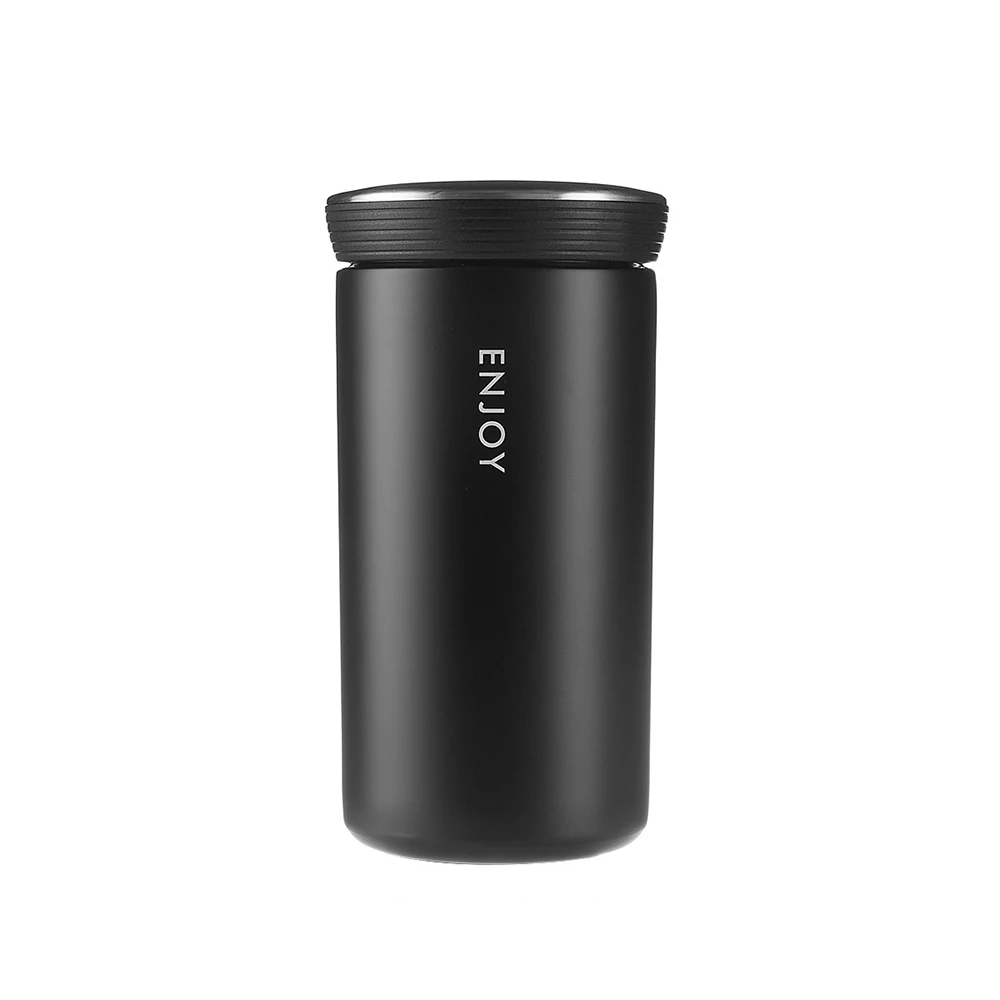 

350ml 304 Stainless Steel Coffee Mug Leak-Proof Beer Milk Tea Mug Travel Thermal Cup Portable Water Bottle With Lids Bottles