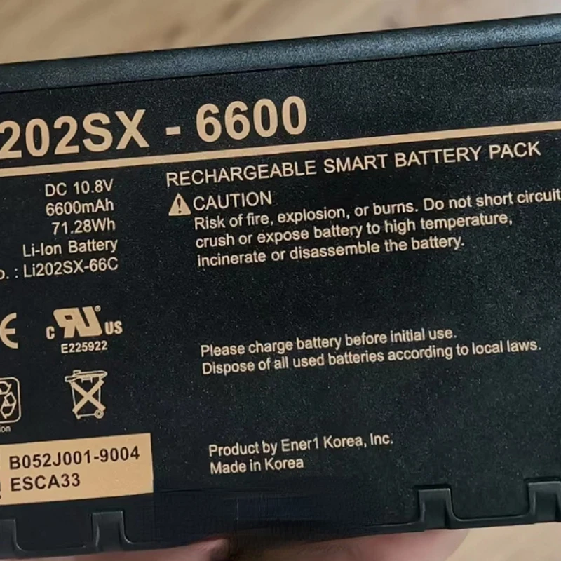 

For TSI Li202sx-6600 Li202SX Tester Battery Brand New LI202SX 6600