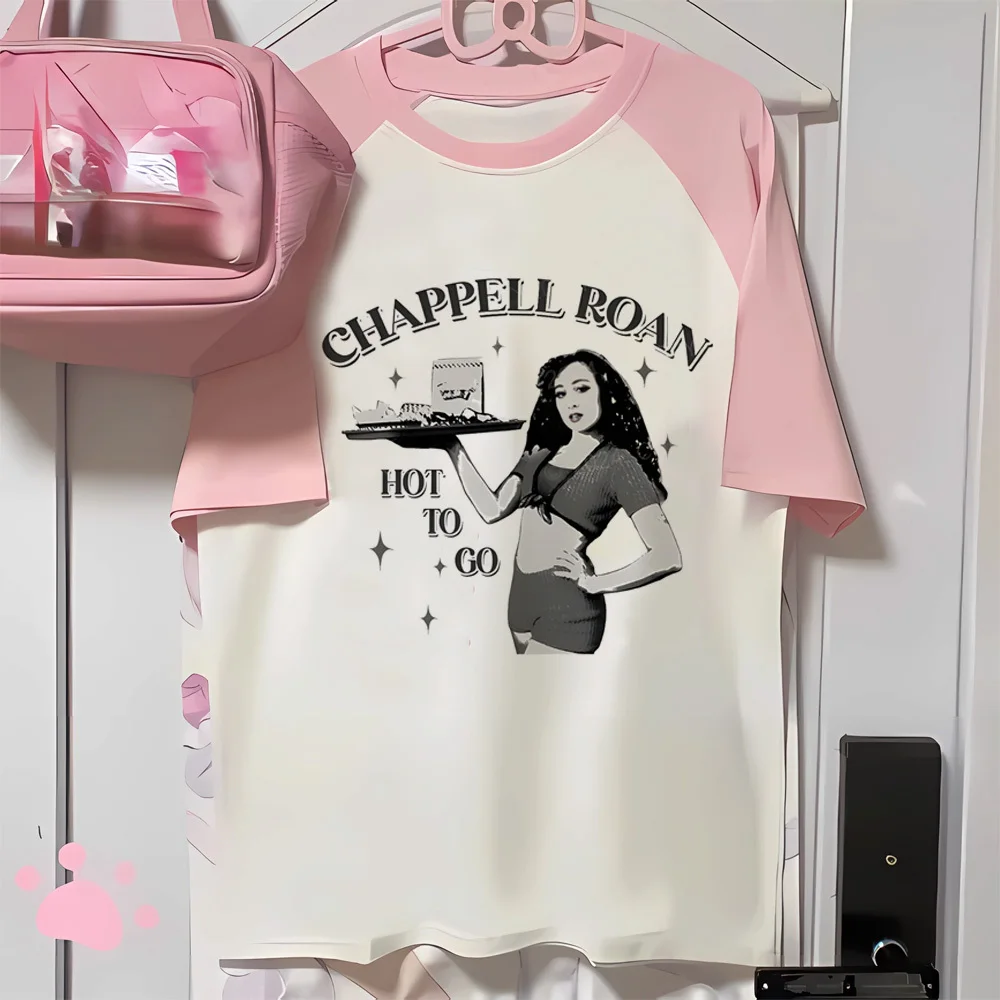 Chappell Roan top tees girl Retro Comfortable Breathable Graphic 80s Colorful Vintage aesthetic harajuku
