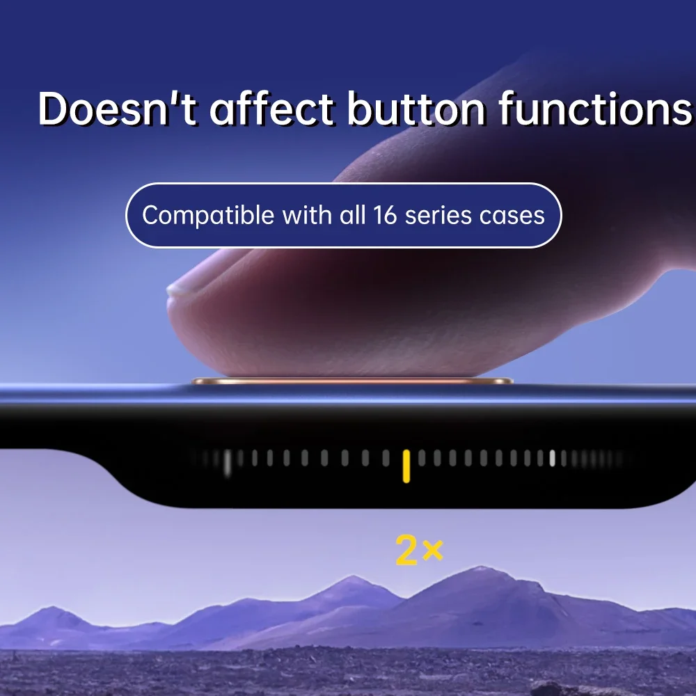 Металлическая крышка кнопки управления камерой из сплава для iPhone 16 Pro Max Plus Sensitive