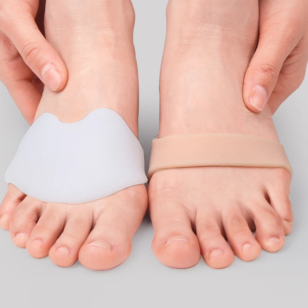 Silicone Forefoot Pads For Women High Heel Half Yard Insole Front Foot Blister Toes Inserts Absorbs Shock Socks Toe Pad Cushion