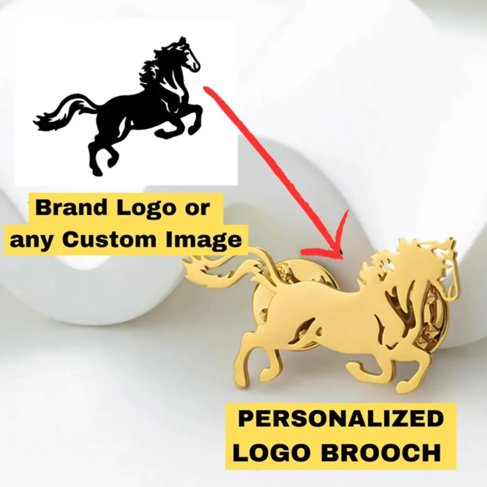 Профессиональный значок на заказ название компании различные узоры брошь из