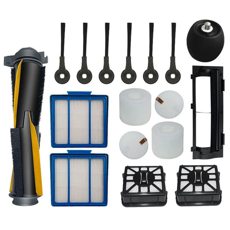 

Main Roller Brush Side Brushes Dust Foam Hepa Filter For Shark IQ RV1001AE RV101 Vacuum Cleaner Replacement