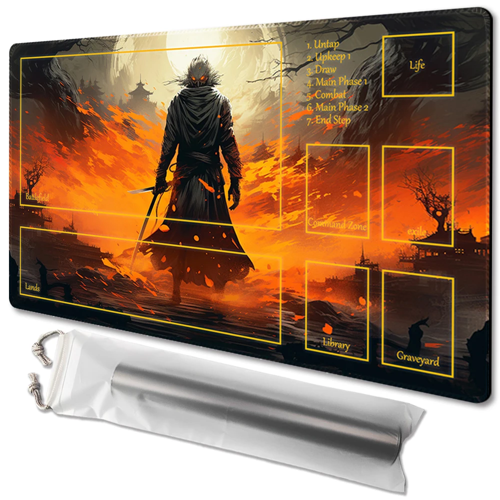 

Night Stalker- Board Game TCG Playmat Table Mat Game Size 60X35 CM Mousepad Compatible for MTG CCG