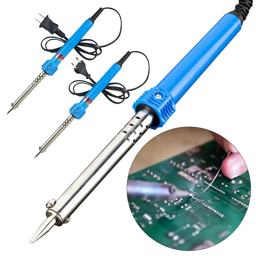 

External Heat EU US Plug Non-slip Handle Constant Temperature Soldering Accessory 220V 110V 60W Electric Soldering Iron