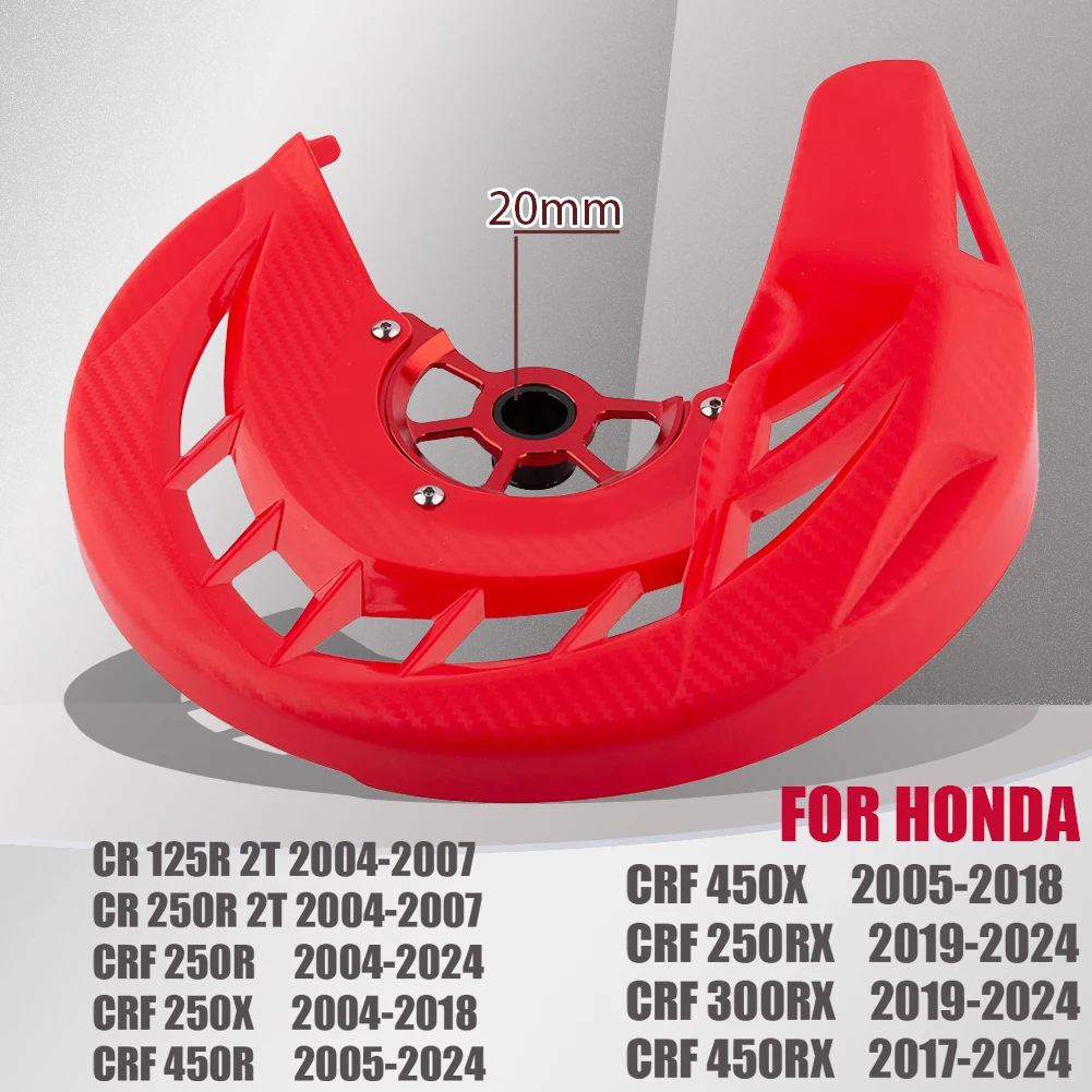 

Защита переднего тормозного диска для мотоцикла, Защитная крышка для Honda CRF 250L 250M CRF250L CRF250M CRF300L 450R 450X 250RX, 15 мм 17 мм 20 мм