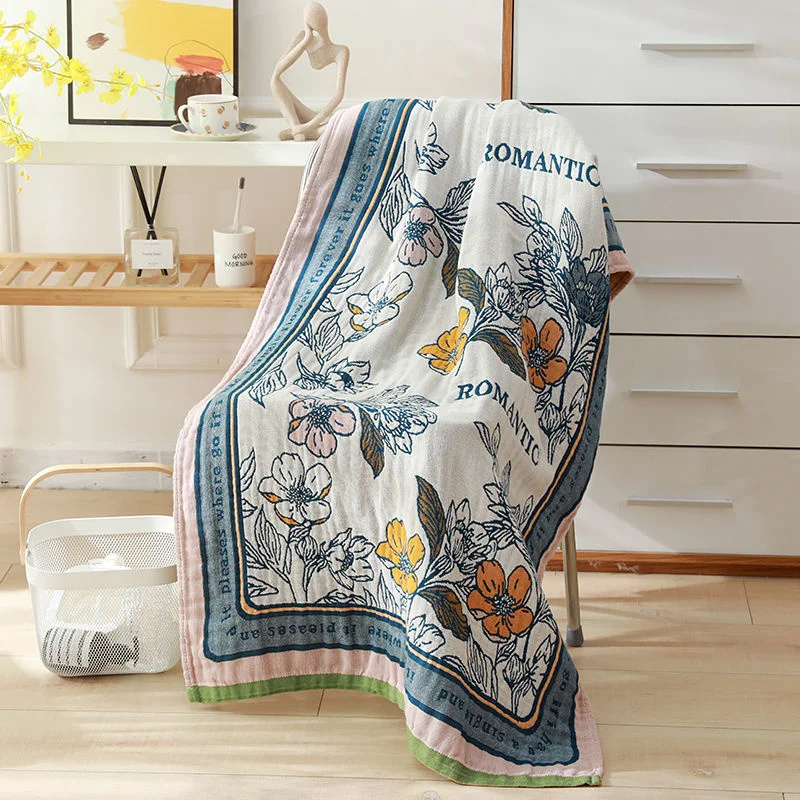 

Large Soft Cotton Bath Towels Four Layer Absorbent Beach Towel Wrapped Fast Drying Bath Towels For Adults Kids Beach Shawel