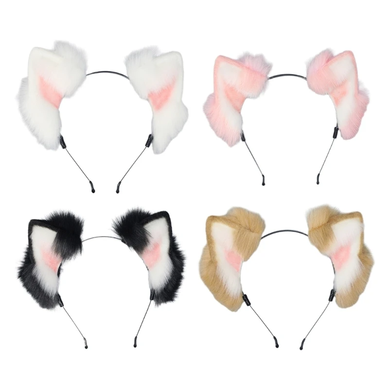 

SPA Shower Headband Cat Ear Shape Hair Hoop Party Headpiece Cosplay Anime Prop