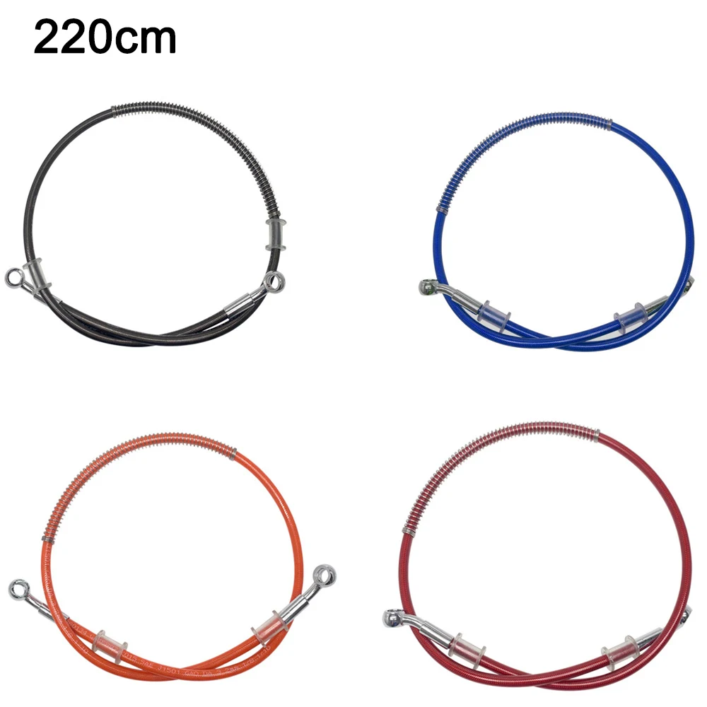 Motorcycle Dirt Bike Braided Brake Hose Line Steel Brake Cable Hydraulic Banjo Pipe for Motorcycle Universal Racing  - buy with discount