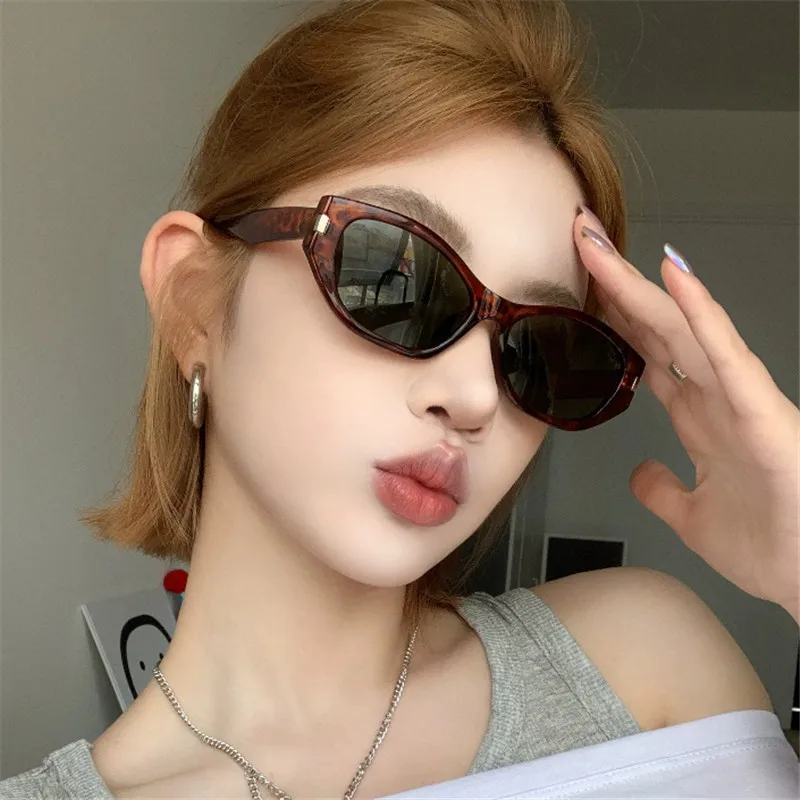 FANHUN новые ретро Ins индивидуальные солнцезащитные очки кошачий глаз Miss Outdoor Travel