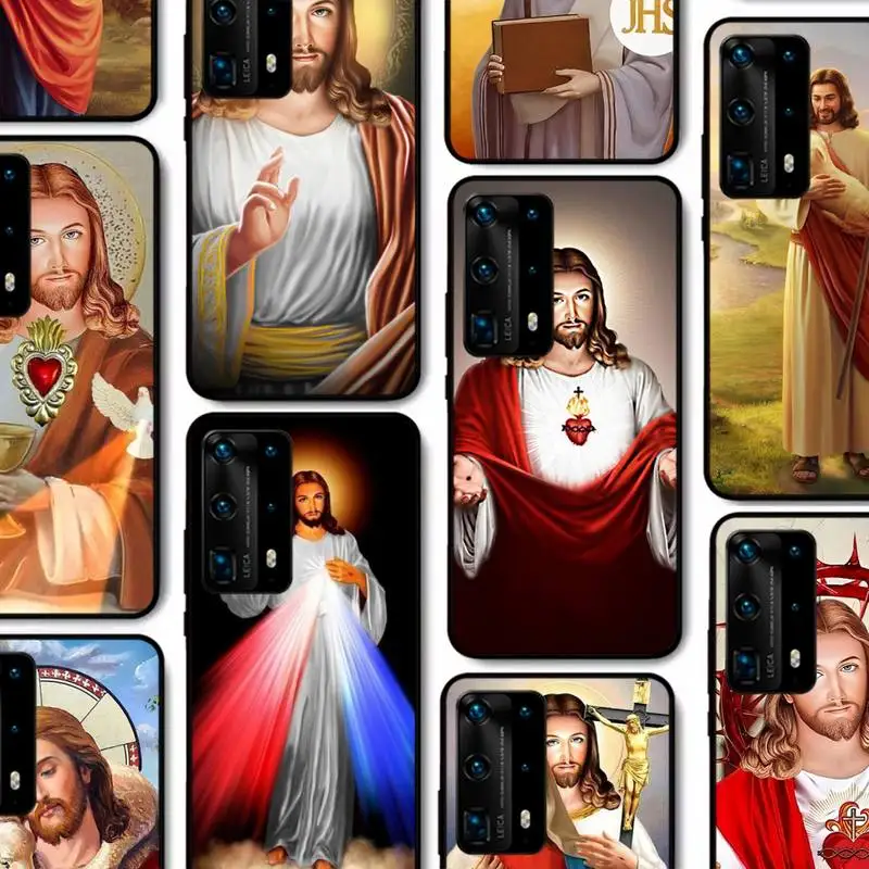 

Jesus Christ God bless you Phone Case for Huawei P30 40 20 10 8 9 lite pro plus Psmart2019