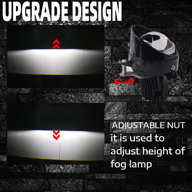 Bi светодиодный Противотуманные фары Hyperboloid для Nissan Qashqai J10/Juke/X-Trail T30 T32/Navara NP300/Versa