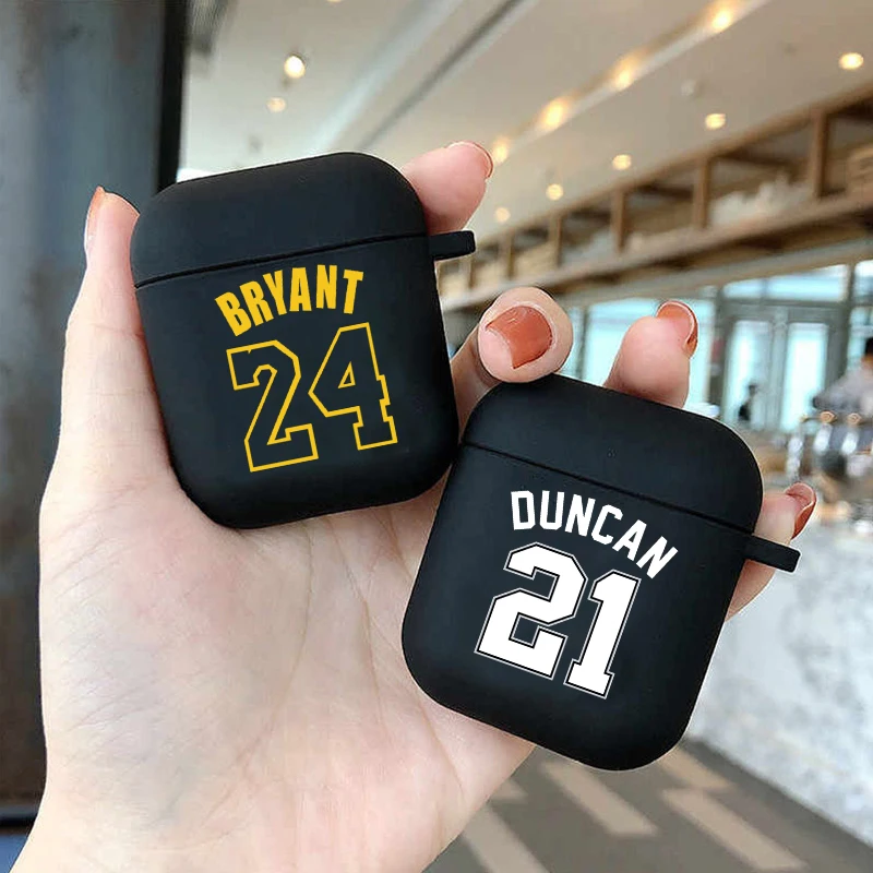 

Basketball Number Name Custom for Apple Airpods 1 2 3 Soft Silicone Cover Logo Image Text Personalized Case for Airpods Pro 2