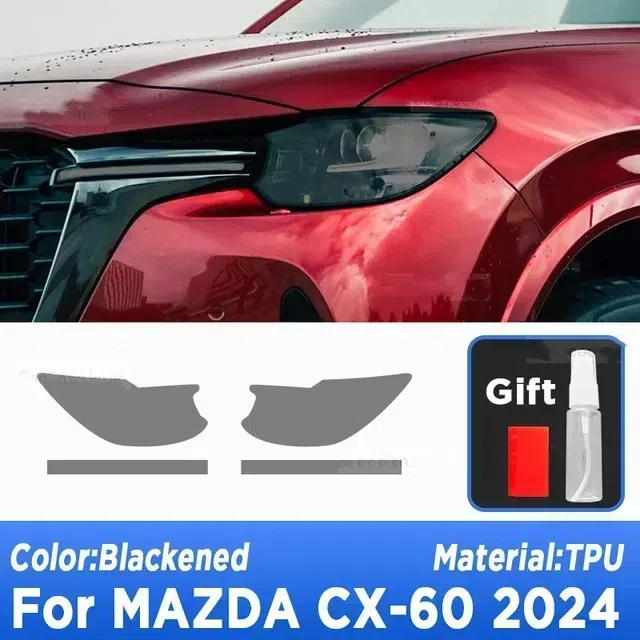 

Для MAZDA CX-60 2024 CX60 автомобильная внешняя фара против царапин передняя лампа оттенок защитная пленка из ТПУ аксессуары для ремонта наклейка