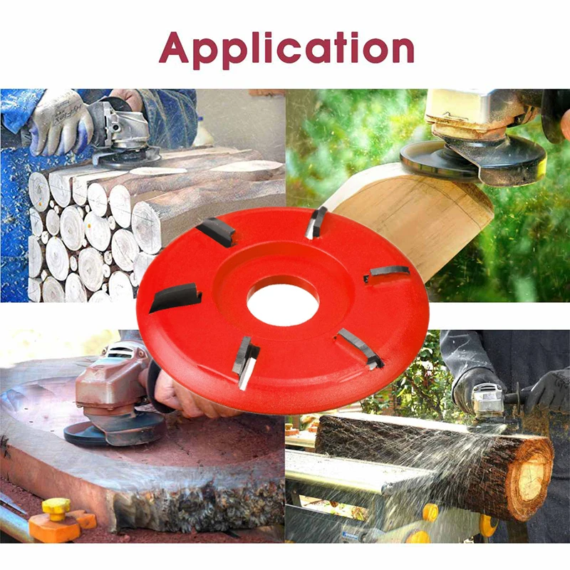 

H22 Milling Cutter Opening 1pc Wood 6-Tooth Workshop 6-tooth Angle Grinder Aperture Carving Polishing Processing