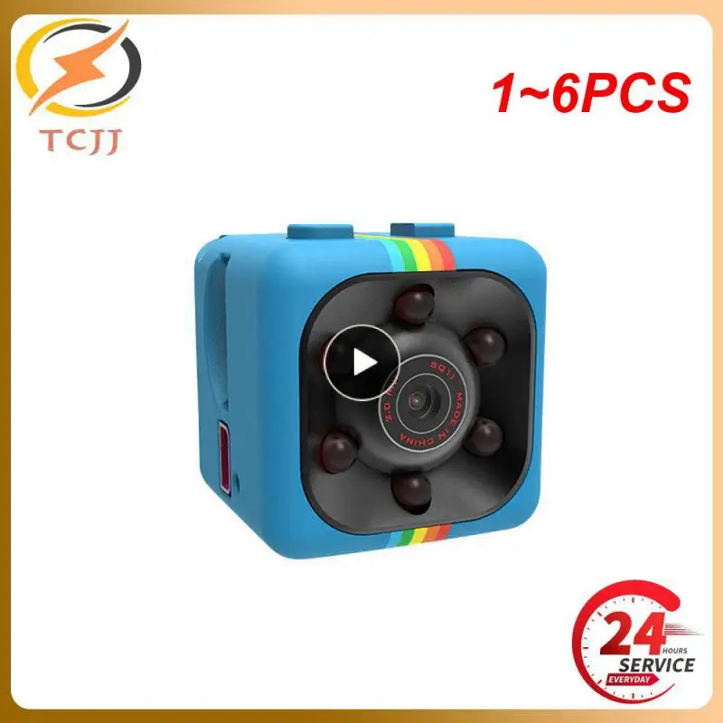 

1~6PCS Mini Camera Night Camcorder Wireless Surveillance Camera Sport DV Video Card Direct Recording Detection Camera