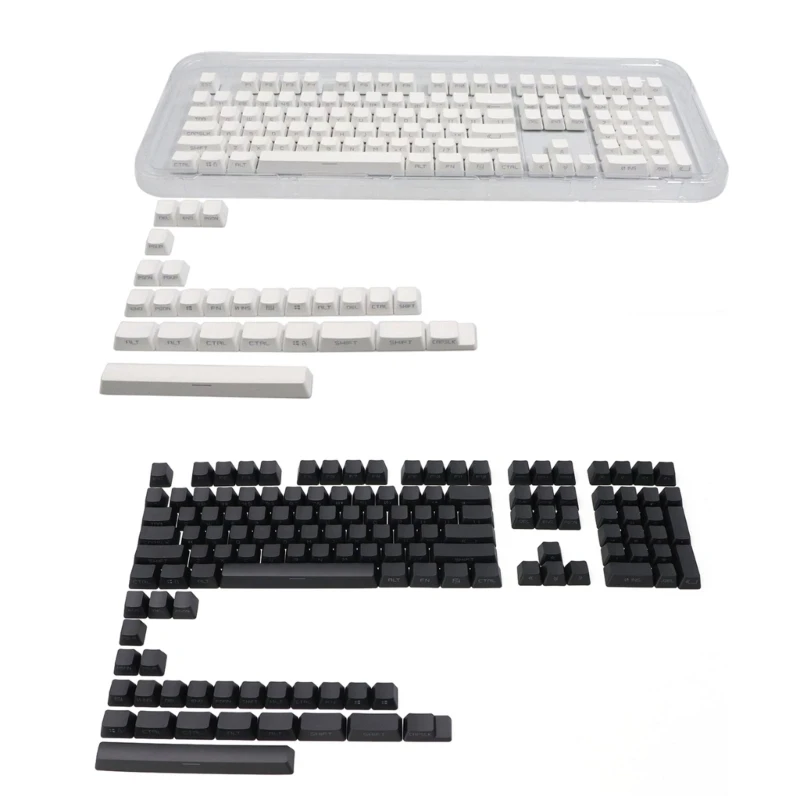 

PBT Double-Shot Side-lit Shine Through Backlit Keycaps For MX-Switch Mechanical Keyboard 61/64/68/84/98/104/108 133 Keys