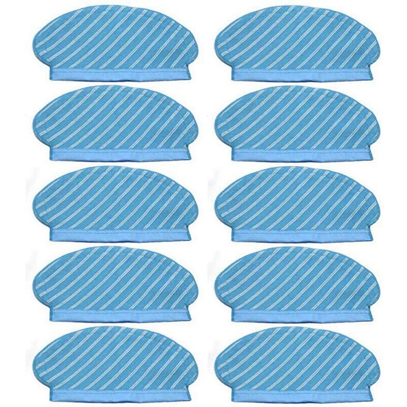 

10 Pieces Mop Cloth Cleaning Pads For Ecovacs OZMO950 920 T5 Vacuum Cleaner Accessories