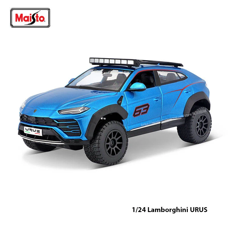 

Maisto 1:24 Lamborghini URUS Modified vehicle Car Static Die Casting Car Collectible Model Car Toy Gift Tide Play