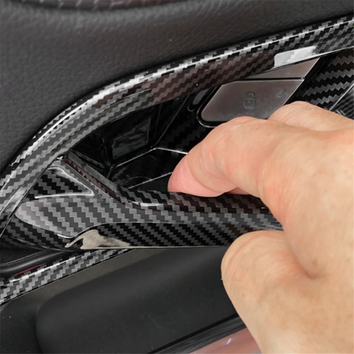 4 шт. наклейки на внутреннюю дверную ручку и раму для Mercedes-Benz GLB/GLA/EQA/EQB-Class X247 200 250