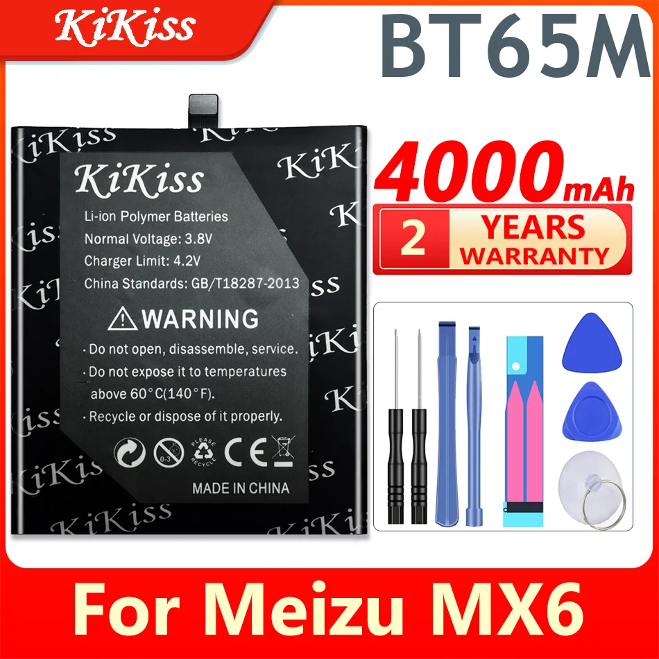 

4000mAh BT65M Battery For Meizu MX6 Mobile Phone Battery For Meizy Mx6 M685U/M685Q/M685C