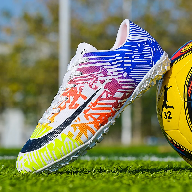 

Children Soccer Shoes Artificial Grass Football Shoes Outdoor Sport Men Soccer Cleats Teen Football Tournament Shoes for Kids