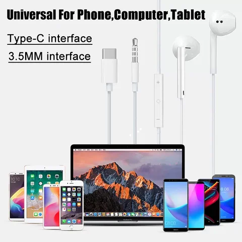 Проводные внутриканальные наушники Type C для Xiaomi