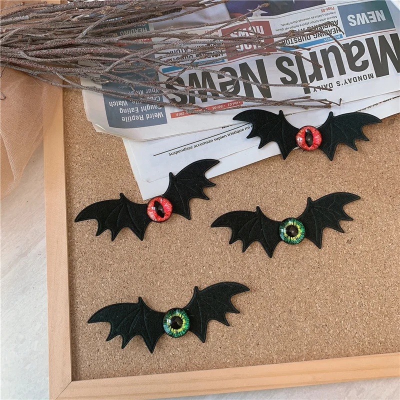 Женская заколка для волос Goth с крыльями летучей мыши и сглаза крутая в стиле