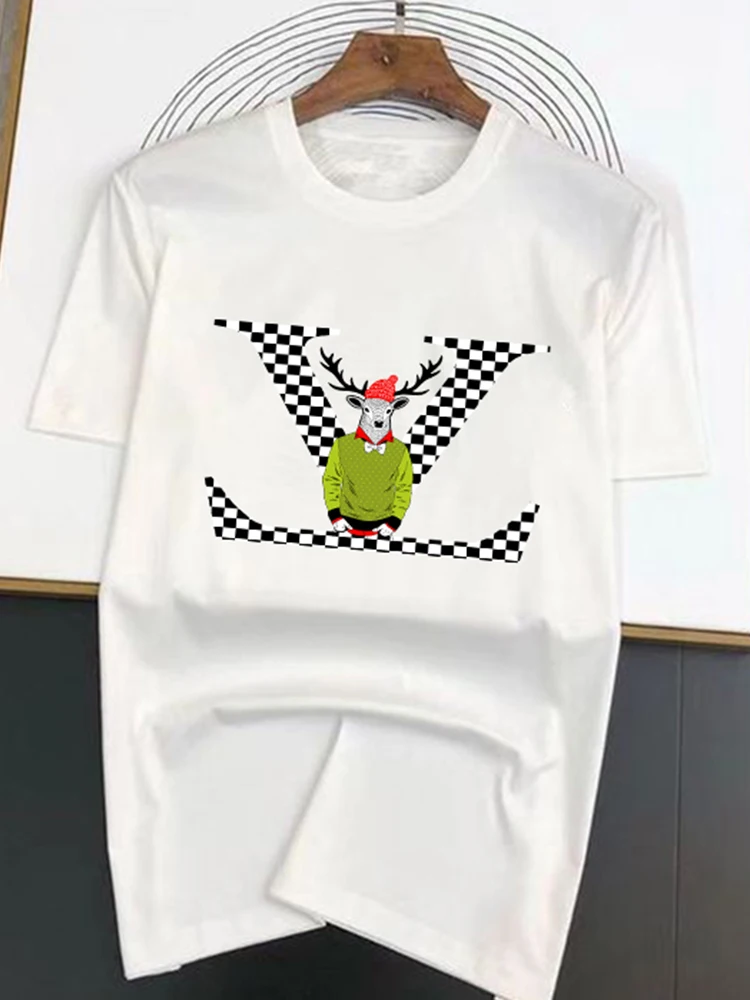 

2023 Summer 100% Cotton T-Shirt Cat Luxury Letter Printed Men Women Casual Top Y2K Tees O-Neck Short Sleeve Brand Tee Shirt