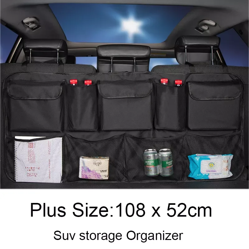 

Size Car Trunk Rear Seat Organizer for SUV MPV Universal Organizer Vehicle Seat Organizer Bag Seat Back Bag Stowing Tidying