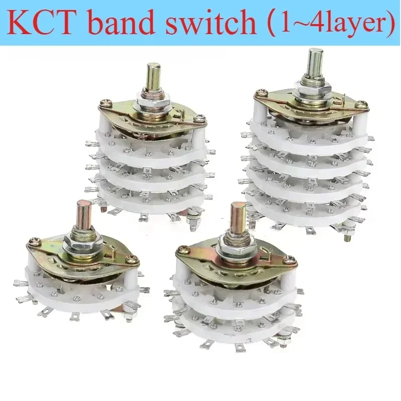 1 шт. KCT 1-4 колода диапазона селектор поворотного переключателя