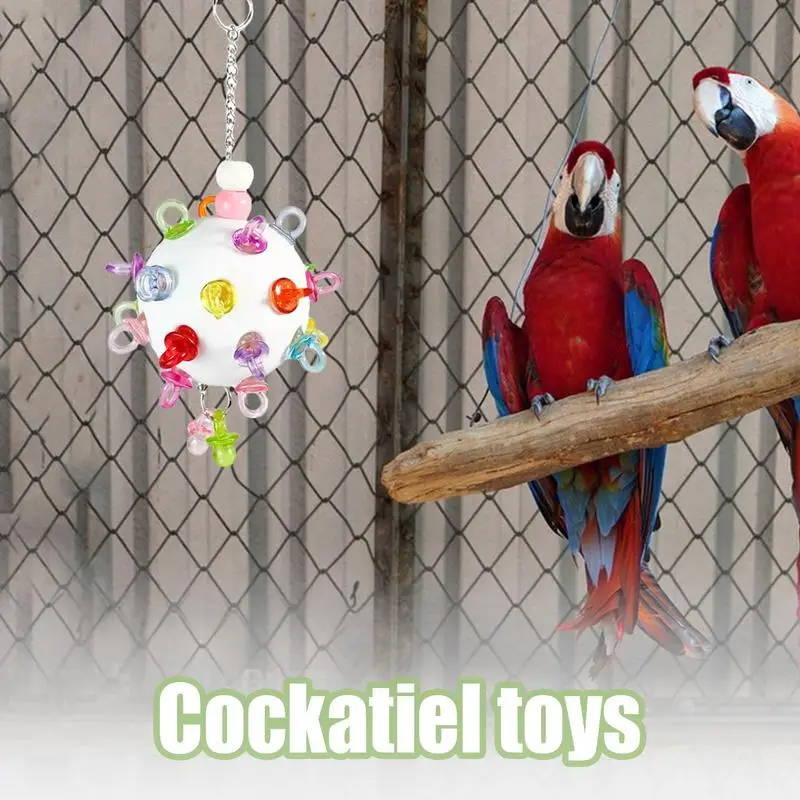 Игрушки для попугаев игрушки неразлучников красочные развлечения клетка птиц