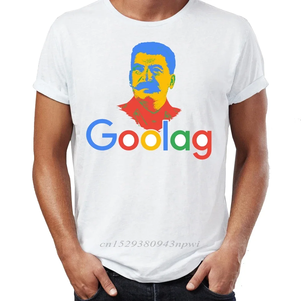 Мужские футболки в стиле хип-хоп забавные Goolag ZSRR Stalin Artsy Awesome Artwork с принтом Street Guys