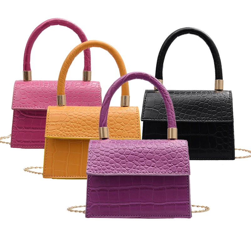 

Crocodile Pattern Mini Crossbody Bags for Women Fashion All-match Chain Designer Shoulder Messenger Bags Purses and Handbags