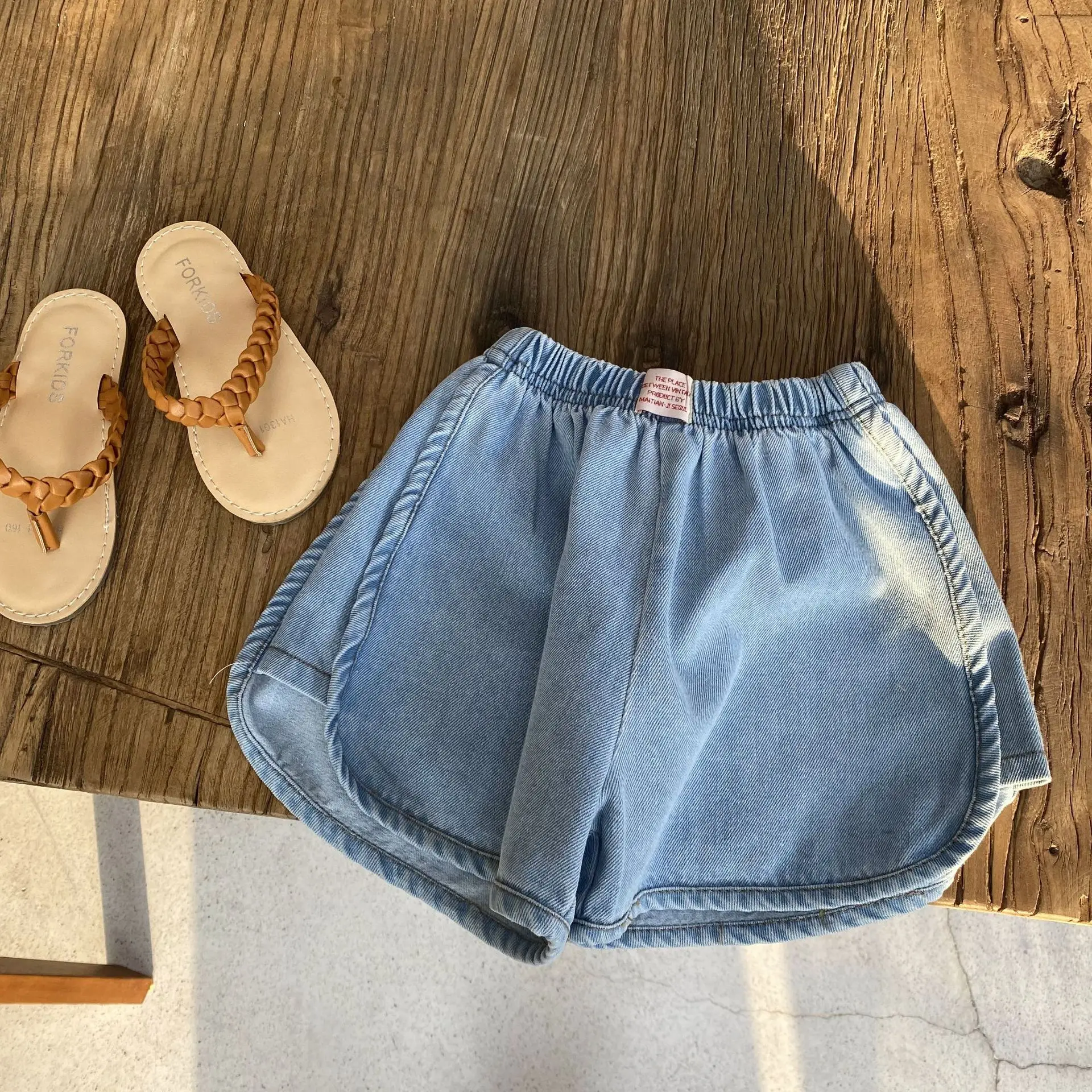 

2022 Summer New Children Denim Shorts Loose Kids Casual Shorts Boys Jean Shorts Little Girls Short Pants Child Baby Clothes