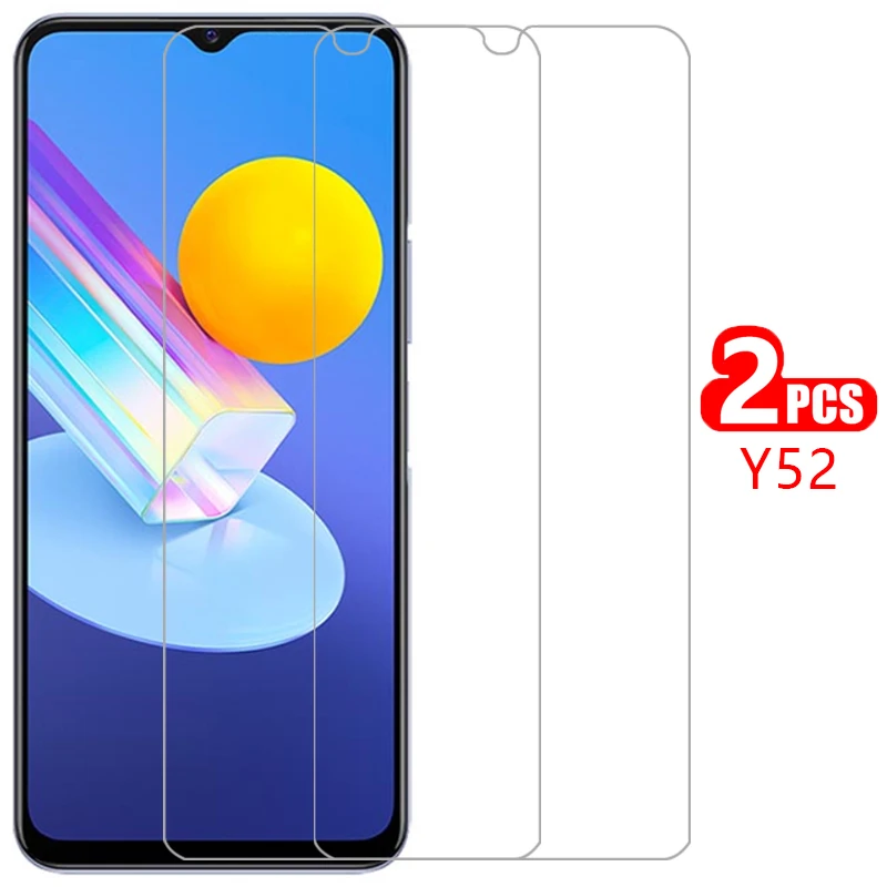 

tempered glass case for vivo y52 5g cover screen protector on vivoy52 y 52 52y protective phone coque bag 6.58 viv vio vivo52y